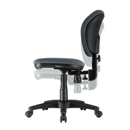 オフィスチェア（背もたれ前後上下調節機能・ロッキング機能・スイング機能・グレー） SNC-T162GY サンワサプライ