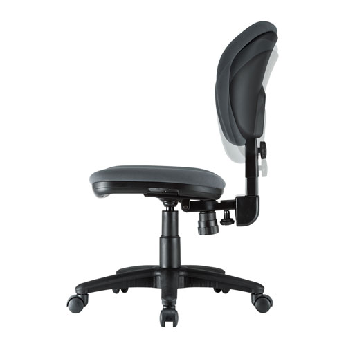 オフィスチェア（背もたれ前後上下調節機能・ロッキング機能・スイング機能・グレー） SNC-T162GY サンワサプライ