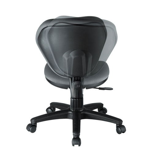 オフィスチェア（背もたれ前後上下調節機能・ロッキング機能・スイング機能・グレー） SNC-T162GY サンワサプライ