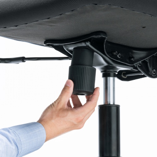 オフィスチェア（コンパクト・シンクロロッキング・高耐荷重・オフィス・ブラック） SNC-T163BK サンワサプライ