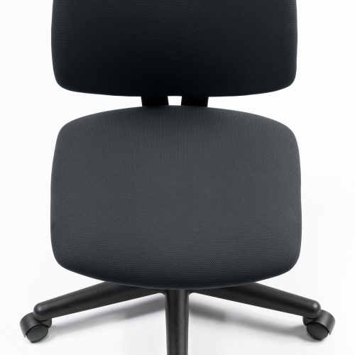 オフィスチェア（コンパクト・シンクロロッキング・高耐荷重・オフィス・ブラック） SNC-T163BK サンワサプライ