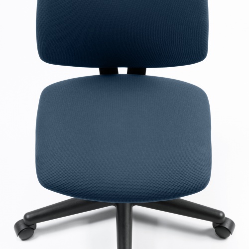 オフィスチェア（チェア・コンパクト・シンクロロッキング・高耐荷重・オフィス・ブルー） SNC-T163BL サンワサプライ