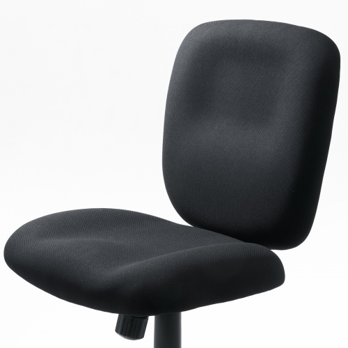 オフィスチェア（事務椅子・ロッキング・防汚生地・キャスター付・ブラック）