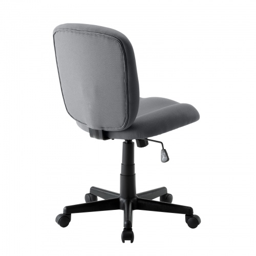 オフィスチェア（事務椅子・ロッキング・防汚生地・キャスター付・グレー）