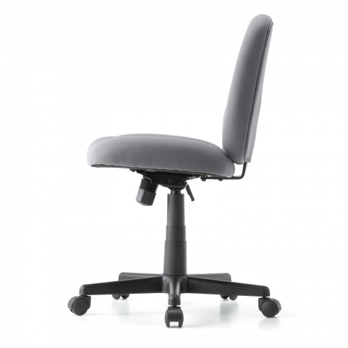 オフィスチェア（事務椅子・ロッキング・防汚生地・キャスター付・グレー）