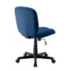 オフィスチェア（事務椅子・ロッキング・防汚生地・キャスター付・ネイビー）