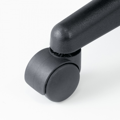 オフィスチェア（事務椅子・ロッキング・防汚生地・キャスター付・ネイビー）