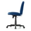 オフィスチェア（事務椅子・ロッキング・防汚生地・キャスター付・ネイビー）
