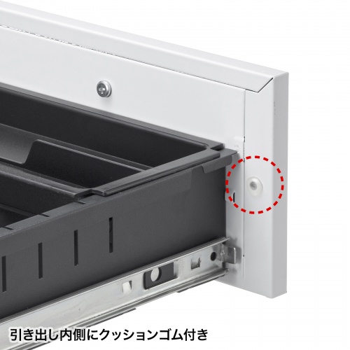 SANWA キャビネット SNW-098N 事務機器 SANWA SUPPLY デスクワゴン キャビネット 3段 スリム 幅30cm