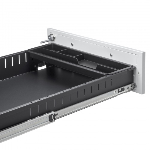 【アウトレット】デスクワゴン（キャビネット・3段・幅60cm・奥行き53.4cm・高さ60cm・グレー）