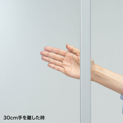 パーティション（クリアパネル・シルバーフレーム・高さ160cm）