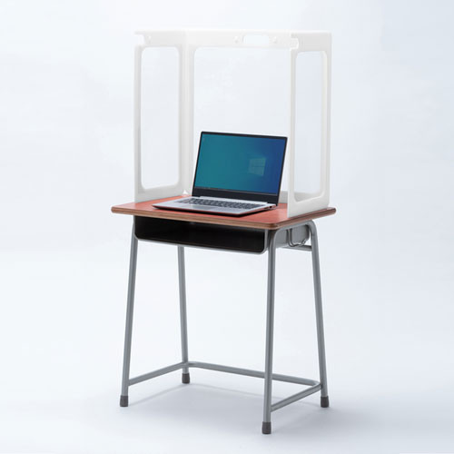 パーティション（コの字型・卓上・透明・5枚セット・軽量・簡単設置）