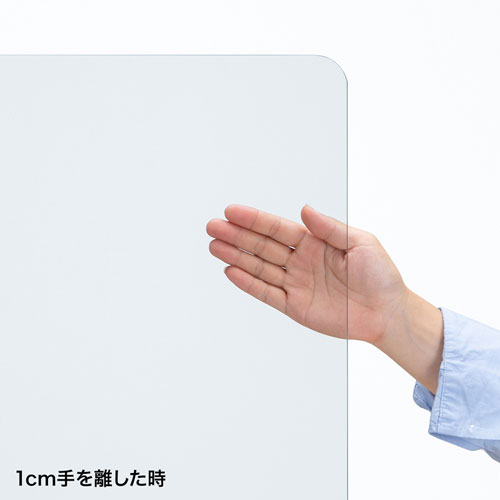 デスクパーティション（デスクトップパネル・クランプ式・アクリル・透明・飛沫対策）