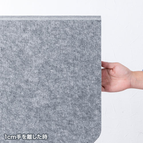 パーティションブース（卓上・グレー） SPT-DPB6060 サンワサプライ