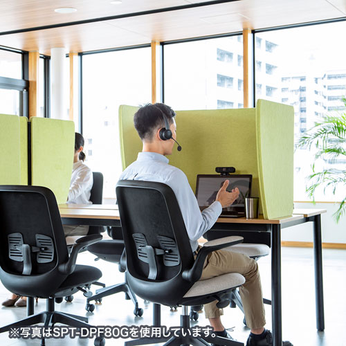 吸音フェルト卓上パーティション（W1200用 グリーン）