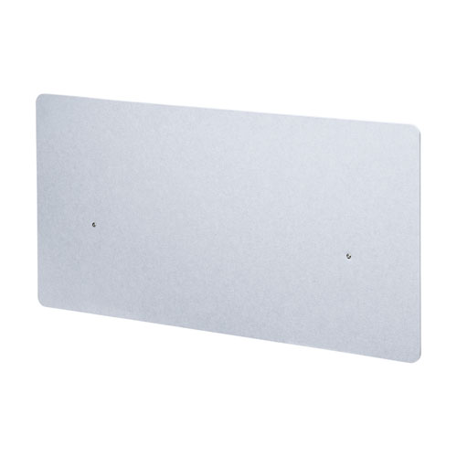 デスクパーティション(デスクトップパネル・幕板・間仕切り・フェルト製・クランプ式・W1200・ライトグレー)