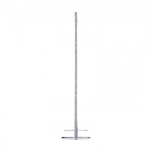 デスクパーティション（デスクトップパネル・フェルト・スタンド式・W600×H450mm・ライトグレー）