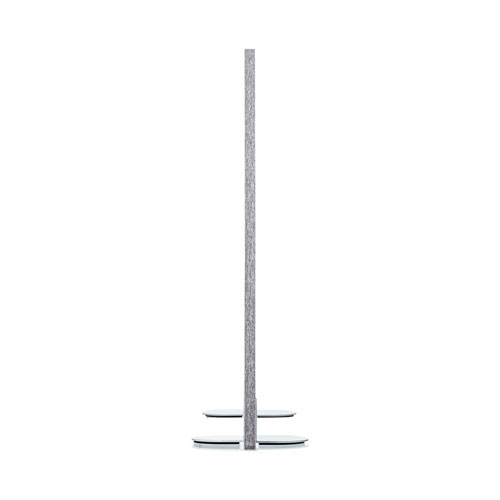 デスクパーティション（デスクトップパネル・フェルト・スタンド式・W600×H360mm・ライトグレー）