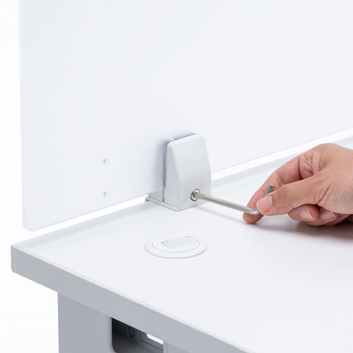 パーティション用クランプ式台座（2個セット）