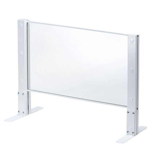 パーティション（アクリル・対面用・透明・フレームあり・W900×H600mm）