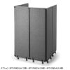 パーティション(ワークブース・個室・ブース・ボックス・自宅・WEB会議・吸音・グレー) SPT-PB002 サンワサプライ
