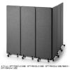 パーティション(ワークブース・個室・ブース・ボックス・自宅・WEB会議・吸音・グレー) SPT-PB002 サンワサプライ