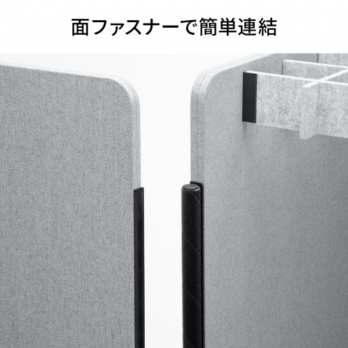 ワークブース（個室ブース・ボックス・自宅・WEB会議・吸音・グレー） SPT-PB005GY サンワサプライ