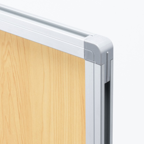 3連結パーティション（幅180cm・高さ180cm・木目タイプ・間仕切り・目隠し・ミーティング・会議室・キャスター）