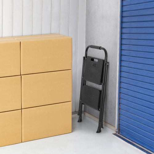 脚立（2段・ブラック） STL-1 サンワサプライ