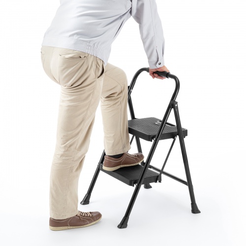 脚立（2段・ブラック） STL-1 サンワサプライ
