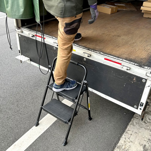 脚立（2段・ブラック） STL-1 サンワサプライ