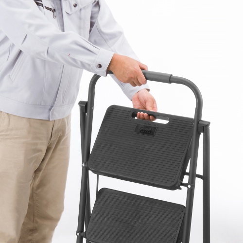 脚立（2段・ブラック） STL-1 サンワサプライ