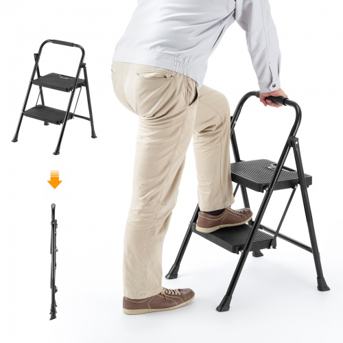 脚立（2段・ブラック） STL-1 サンワサプライ