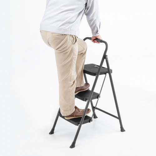 脚立（3段・ブラック） STL-2 サンワサプライ