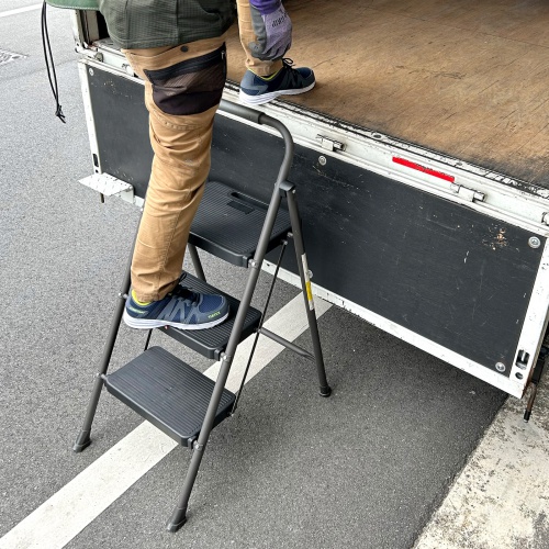 脚立（3段・ブラック） STL-2 サンワサプライ