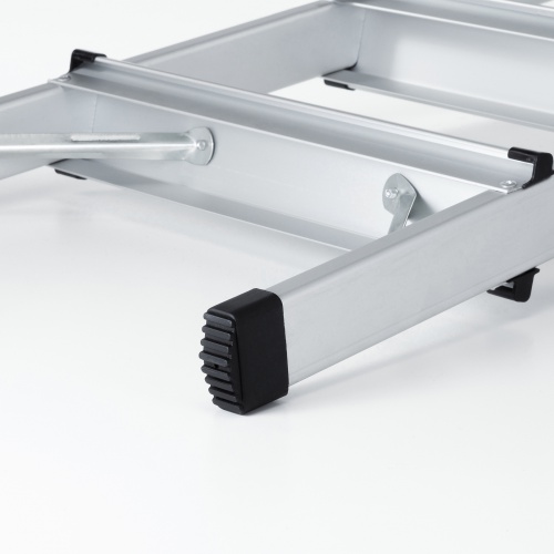 脚立（踏み台・アルミフレーム・折りたたみ・滑り止め付き・持ち手付き・手すり付き・3段・耐荷重150kg）