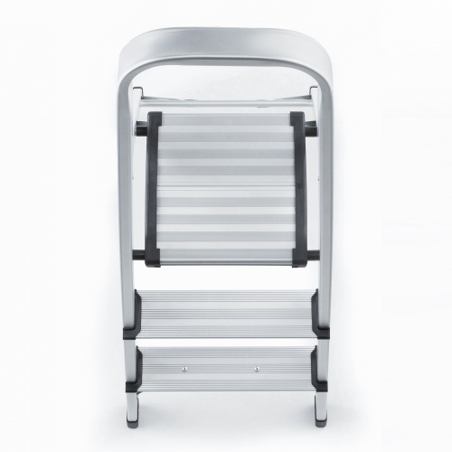 脚立（踏み台・アルミフレーム・折りたたみ・滑り止め付き・持ち手付き・手すり付き・3段・耐荷重150kg）