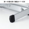 脚立（踏み台・アルミフレーム・折りたたみ・滑り止め付き・持ち手付き・手すり付き・3段・耐荷重150kg）
