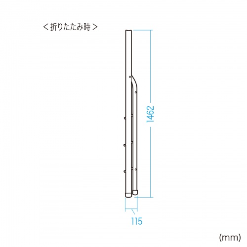 脚立（踏み台・アルミフレーム・折りたたみ・滑り止め付き・持ち手付き・手すり付き・4段・耐荷重150kg）