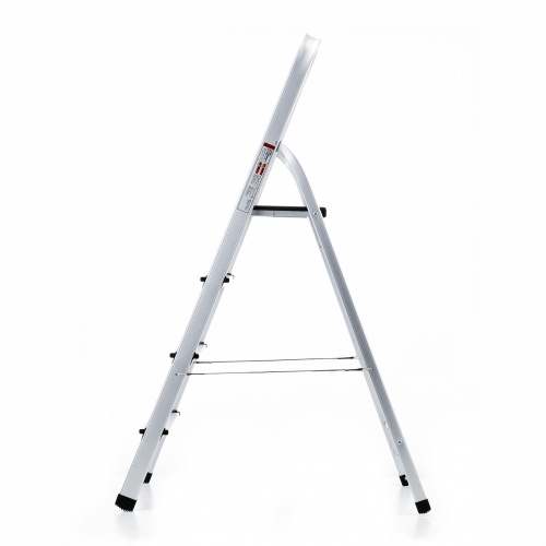 脚立（踏み台・アルミフレーム・折りたたみ・滑り止め付き・持ち手付き・手すり付き・4段・耐荷重150kg）