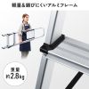 脚立（踏み台・アルミフレーム・折りたたみ・滑り止め付き・持ち手付き・手すり付き・4段・耐荷重150kg）