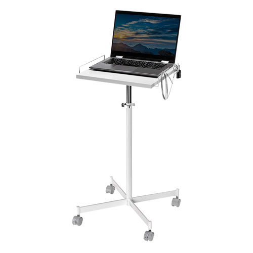 マルチスタンド（WEB会議カメラ台・プロジェクター台・電話台・消毒液台・高さ調整機能・コンパクト・キャスター付き）STN-MT002