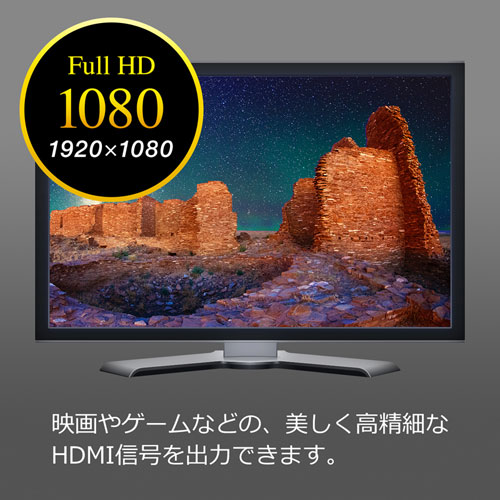 HDMI切替器（4台・フルHD・1080p・映像・自動切換・手動切替・パソコン・ゲーム）SW-HD41L サンワサプライ