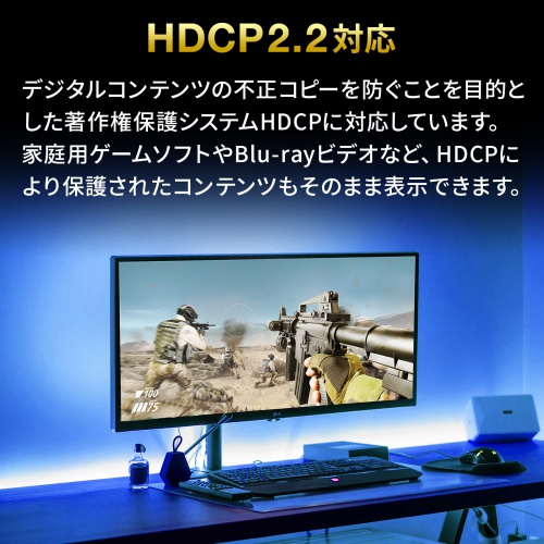 HDMI切替器（双方向切替タイプ・2入力1出力・1入力2出力・手動式・4K/60Hz・HDR・HDCP2.2対応・PS5対応） SW-HDR21BD サンワサプライ