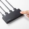 HDMI切替器（2入力1出力・4K/60Hz対応・HDR・HDCP2.3対応・リモコン付き・自動切替・本体ボタン操作・Type-C給電・テレビ・モニター・ゲーム機向け）