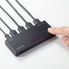 HDMI切替器（3入力1出力・4K/60Hz対応・HDR・HDCP2.3対応・リモコン付き・自動切替・本体ボタン操作・Type-C給電・テレビ・モニター・ゲーム機向け）