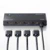 HDMI切替器（3入力1出力・4K/60Hz対応・HDR・HDCP2.3対応・リモコン付き・自動切替・本体ボタン操作・Type-C給電・テレビ・モニター・ゲーム機向け）