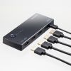 HDMI切替器（3入力1出力・4K/60Hz対応・HDR・HDCP2.3対応・リモコン付き・自動切替・本体ボタン操作・Type-C給電・テレビ・モニター・ゲーム機向け）