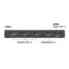 HDMI切替器（3入力1出力・4K/60Hz対応・HDR・HDCP2.3対応・リモコン付き・自動切替・本体ボタン操作・Type-C給電・テレビ・モニター・ゲーム機向け）