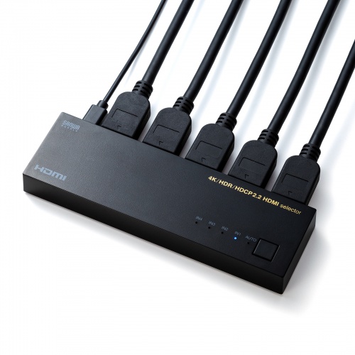 HDMI切替器（4入力・1出力・4K・HDR・HDCP2.2対応・自動切換